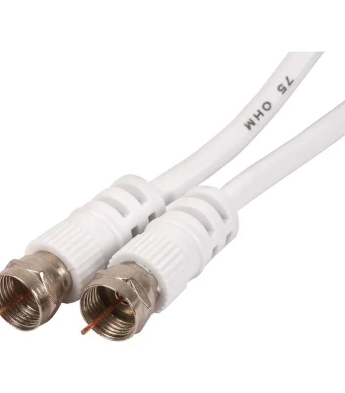 2m Satellite F-Plug To F-Plug Cable